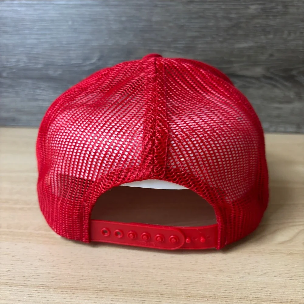 Vintage H Hat‎ Cap Snap Back Youth Red Letter H Trucker 90s